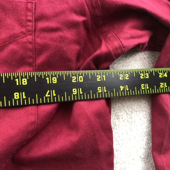 Jos. A. Bank Mens Shirts Medium Travelers Collection Long Sleeve Button Up Red - Picture 5 of 8